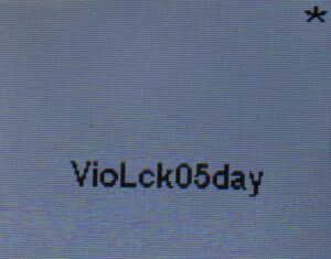 violation lockout screen on Smart Start Interlock Device