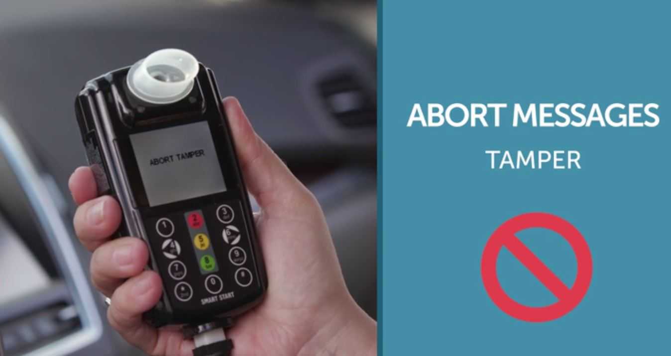 SERIES – What Does the ABORT TAMPER Result on My Ignition Interlock Mean?