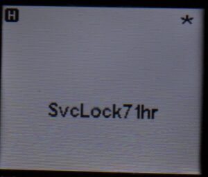 Example of a Service Lockout on a Smart Start Ignition Interlock Device.
