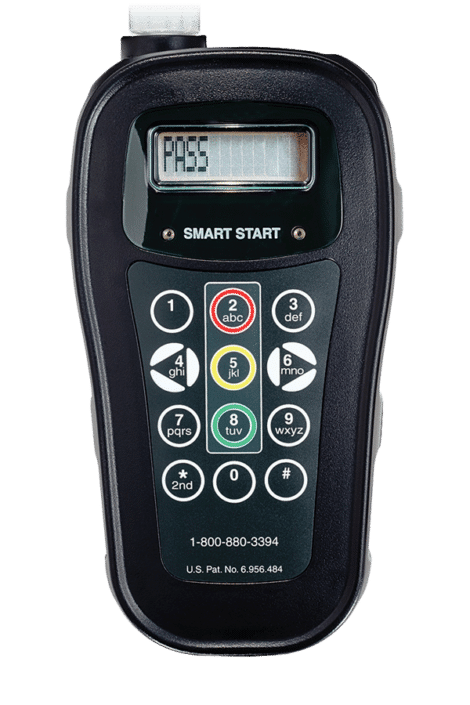 SSI-2020 Front view of the Smart Start 2020 ignition interlock device