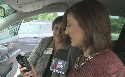 Smart Start representative being interviewed about an ignition interlock device