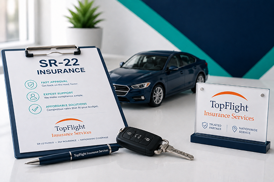 About SR-22 and TopFlight Insurance