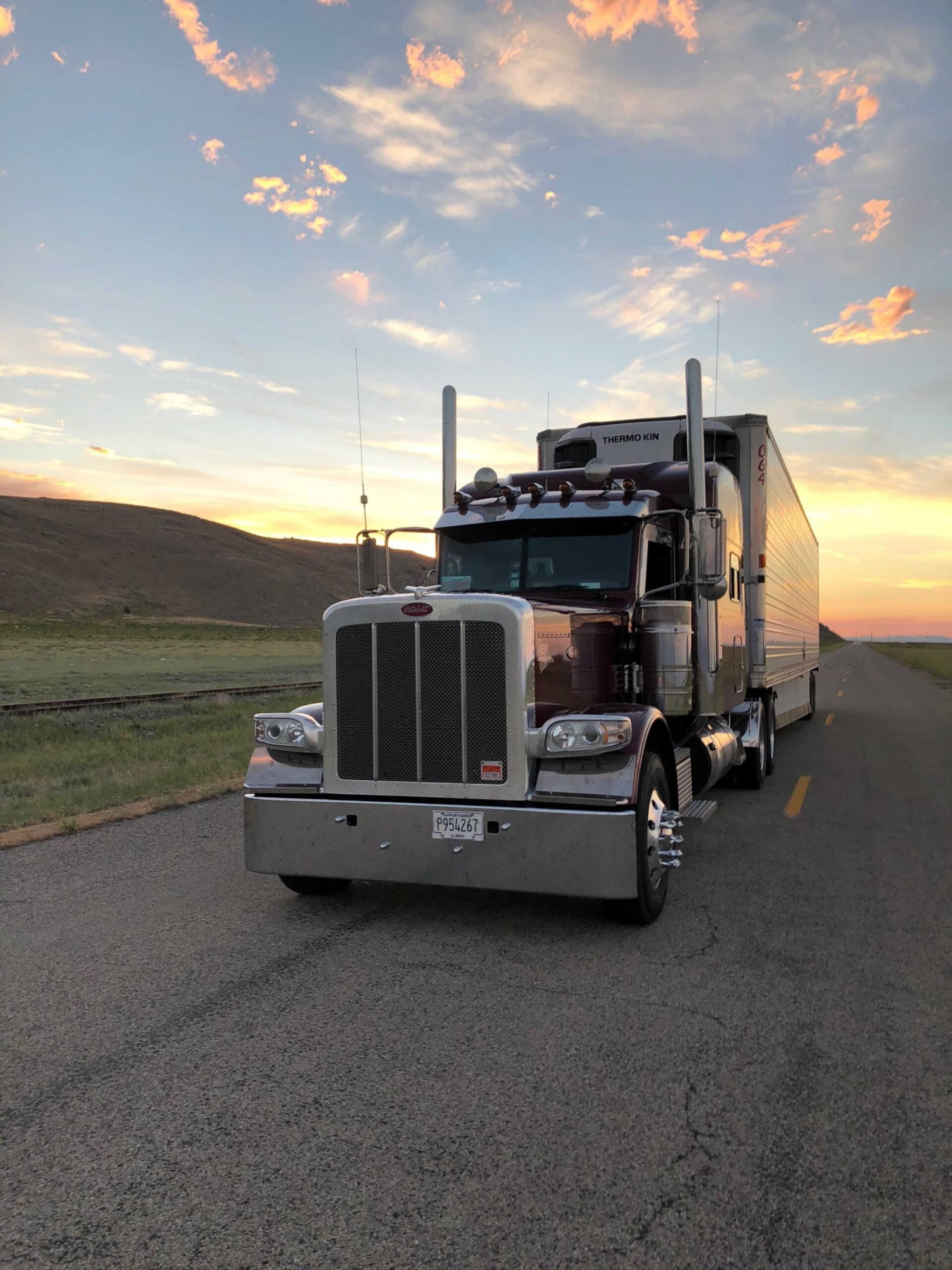 Commercial semi-truck equipped with an ignition interlock device for fleet safety