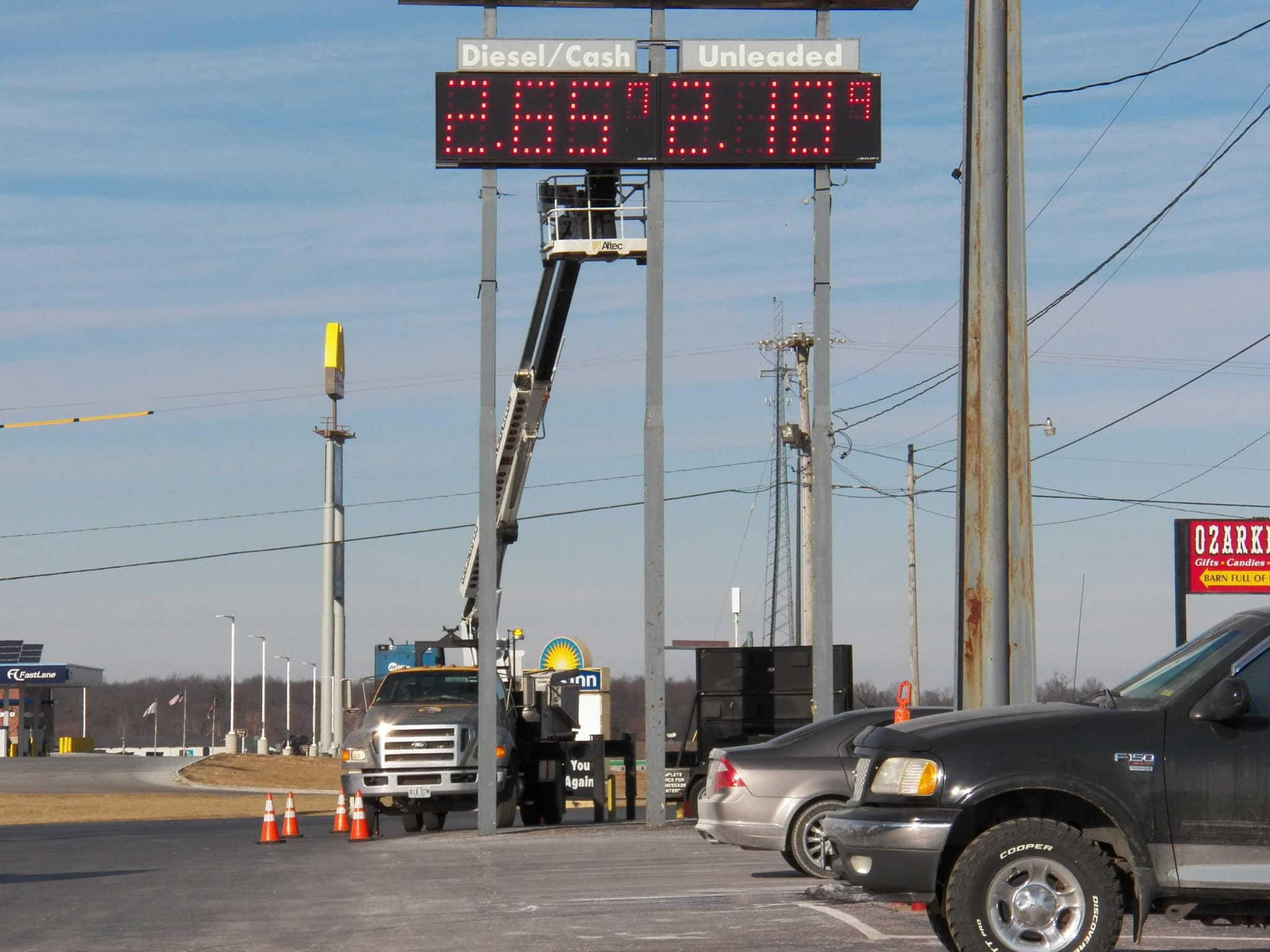 Company utility trucks equipped with ignition interlock devices for fleet safety